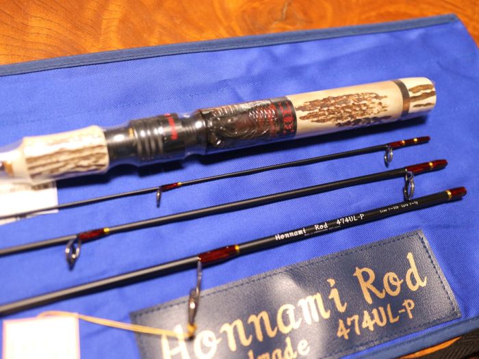Hannami Rod 474UL-P 手作りロッドスピニングオールスタッグ