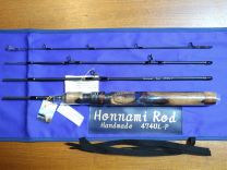 Bait specifications. Honnami Rod 474UL-P. Black persimmon specification.